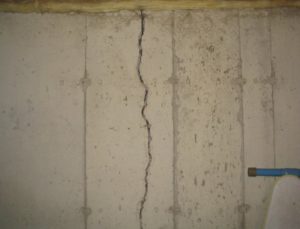 Vertical Foundation Crack